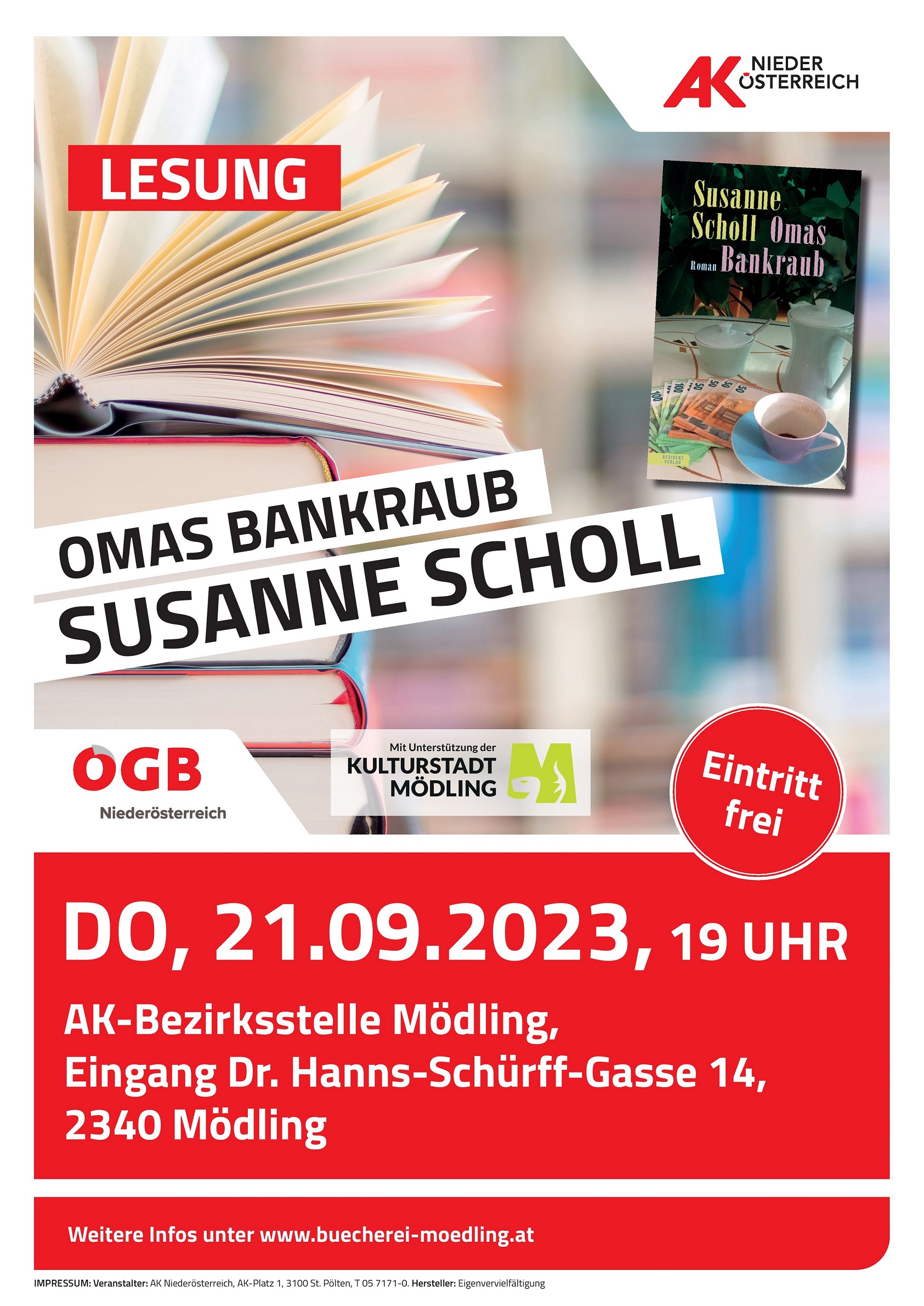A3 Plakat Lesung Scholl 2023 1